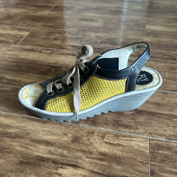 Fly London Shoes - Fly London Yoli Platform Lace Up Wedge Sneaker Sandals Funky Unique Eur 42 US 11